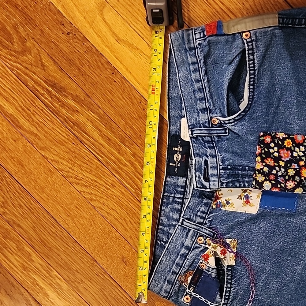 Patched and embroidered jeans. #bohohippy